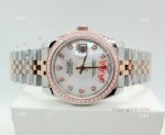 Copy Rolex Datejust Two Tone Rose Gold Jubilee Watch - 34mm